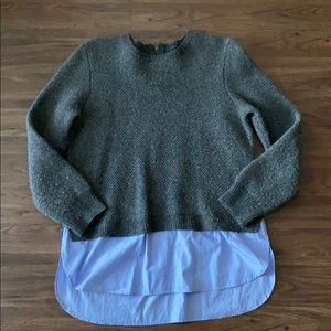 JCREW SHIRTTAIL SWEATER